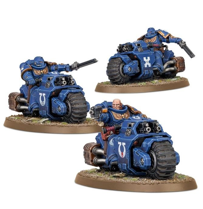 Warhammer 40k Space Marines Outriders - WiredVillage Games - Games Workshop
